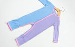 Bubble Baby Sky / Lilac / Petal Colorblock | Snap Romper - 