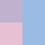 Bubble Baby Sky / Lilac / Petal Colorblock | Snap Romper - 