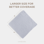 Slate Baby Hooded Towels by Comfy Cubs Deluxe Bath Towels Comfy Cubs Everetts Place: Online Boutique