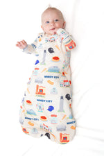 My First Windy City Bamboo Sleep Sack | Limited Edition Chicago Baby Sleep Bag by Rayn’s Tiny Stitches