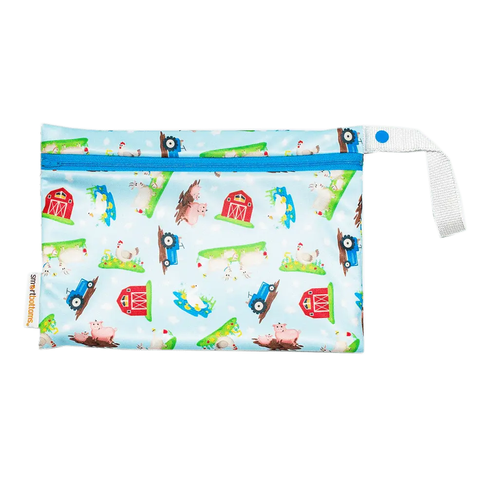 Smart Bottoms Small Wet Bag - Barnyard Babies - 