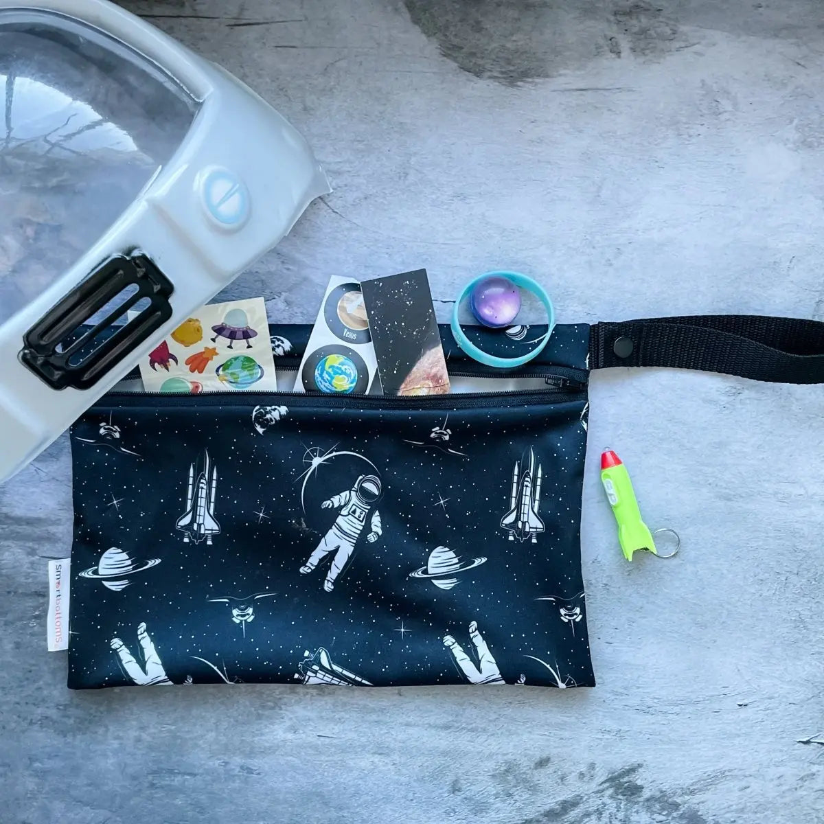 Smart Bottoms Small Wet Bag - Space Race - 