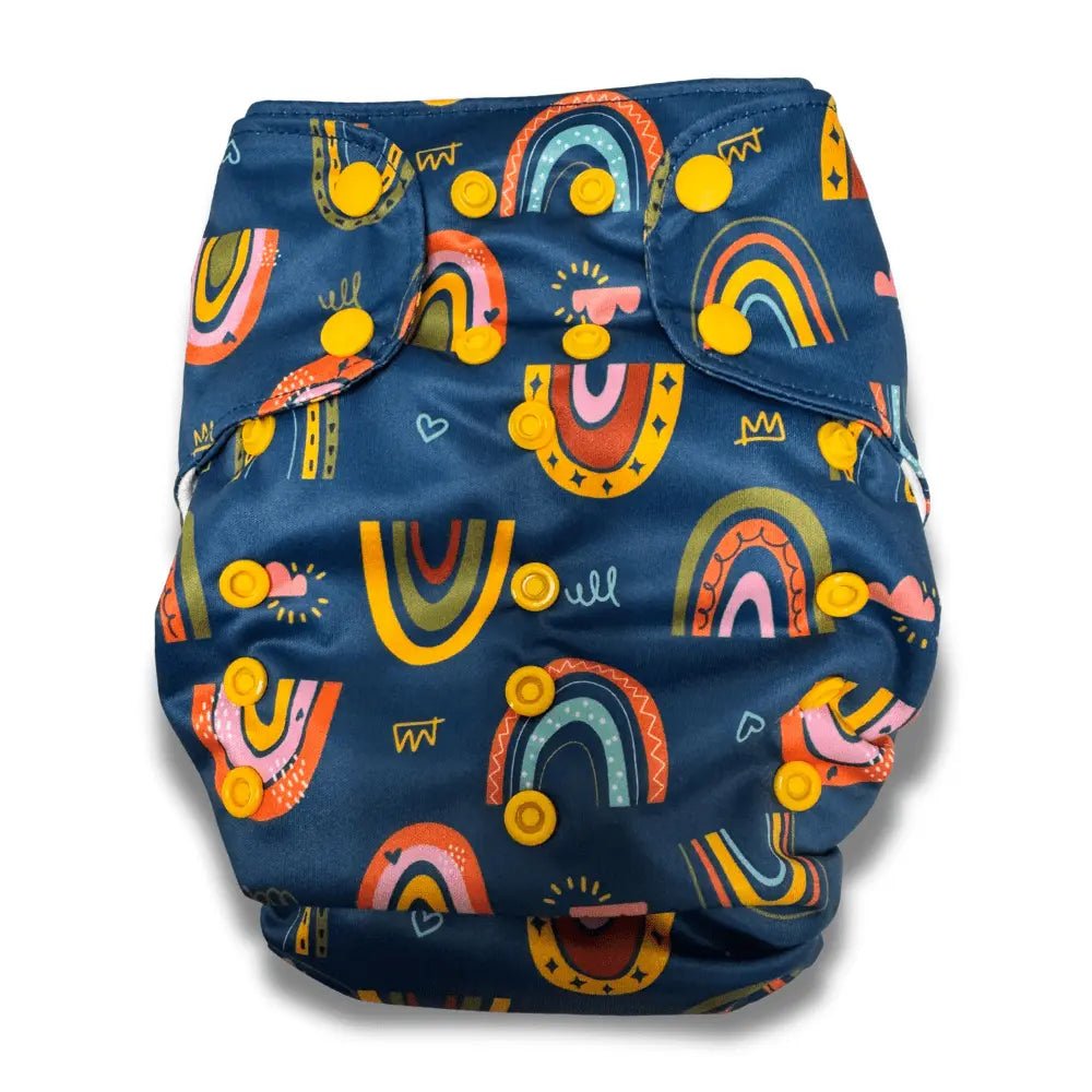 Smart Bottoms Smart One 4.0 Organic Cotton All - in - One - After the Storm - 