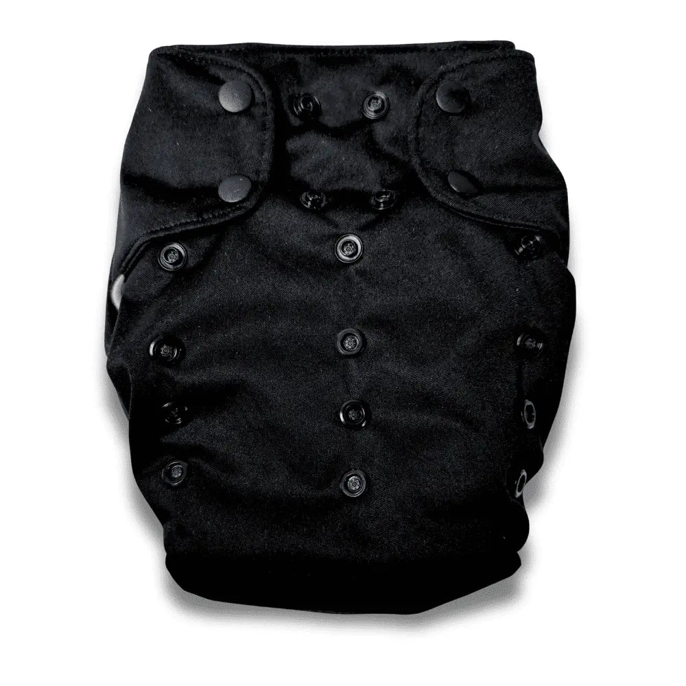 Smart Bottoms Smart One 4.0 Organic Cotton All - in - One - Basic Black - 