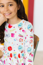 Smarty Pants Three Quarter Sleeve Pocket Twirl Dress Mila & Rose ® Everetts Place: Online Boutique