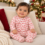 Bamboo Footie Pajamas - Christmas Ho-Ho-Ho by Tesa Babe