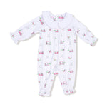 Angel Dear Smocked Long Sleeve Romper With Peter Pan Collar For Baby - Apparel & Accessories > Clothing > Baby & Toddler Clothing > Baby One-Pieces 934