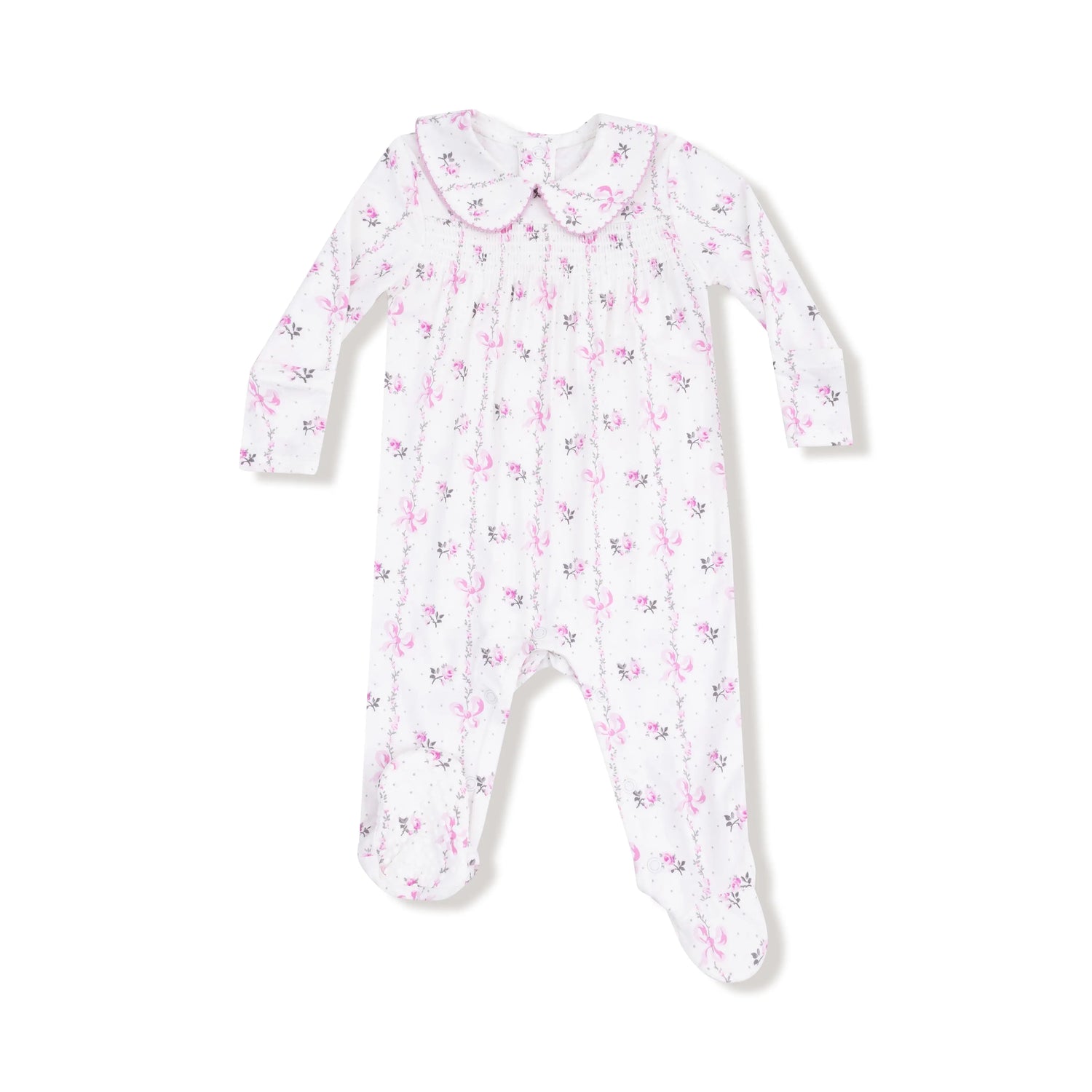 Angel Dear Smocked Peter Pan Soft Footie For Baby By Angel Dear - Apparel & Accessories > Clothing > Baby & Toddler Clothing > Baby & Toddler Sleepwear 583