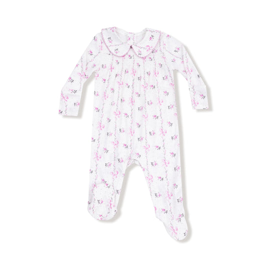 Smocked Peter Pan Soft Footie For Baby By Angel Dear Angel Dear Everetts Place: Online Boutique