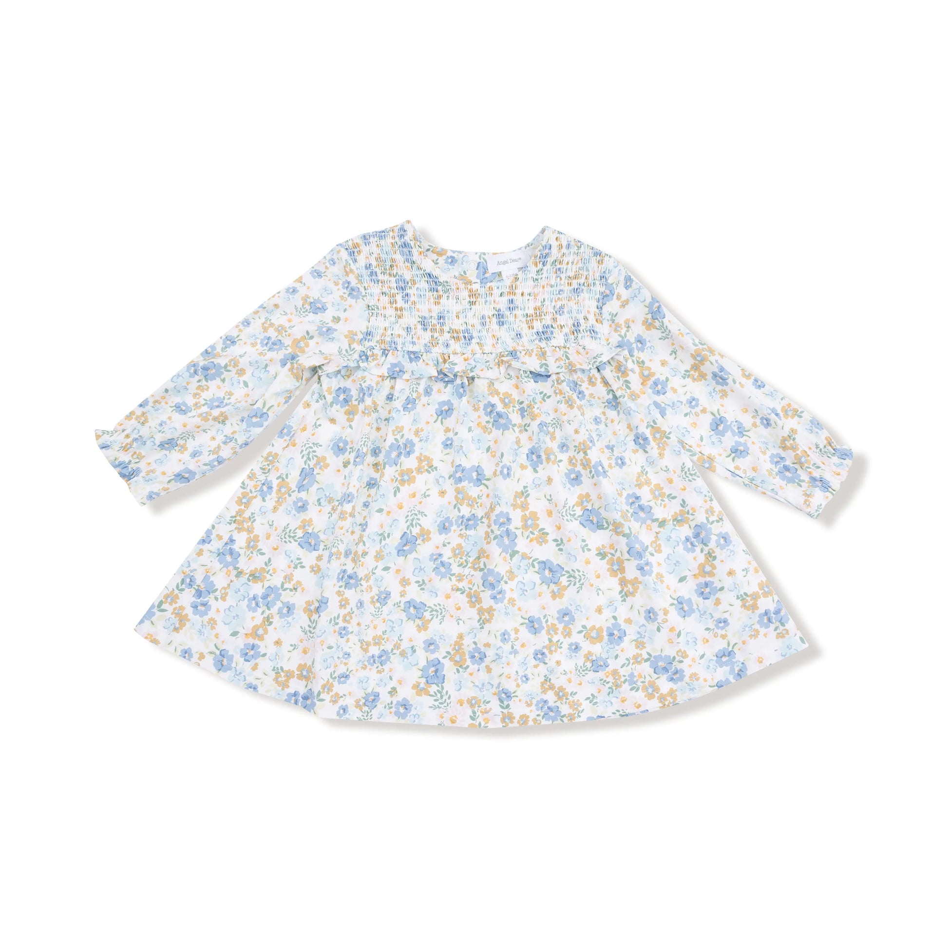 Angel Dear Smocked Ruffle Long Sleeve Dress And Ribbed Legging Set - Apparel & Accessories > Clothing > Baby & Toddler Clothing > Baby & Toddler Dresses 977