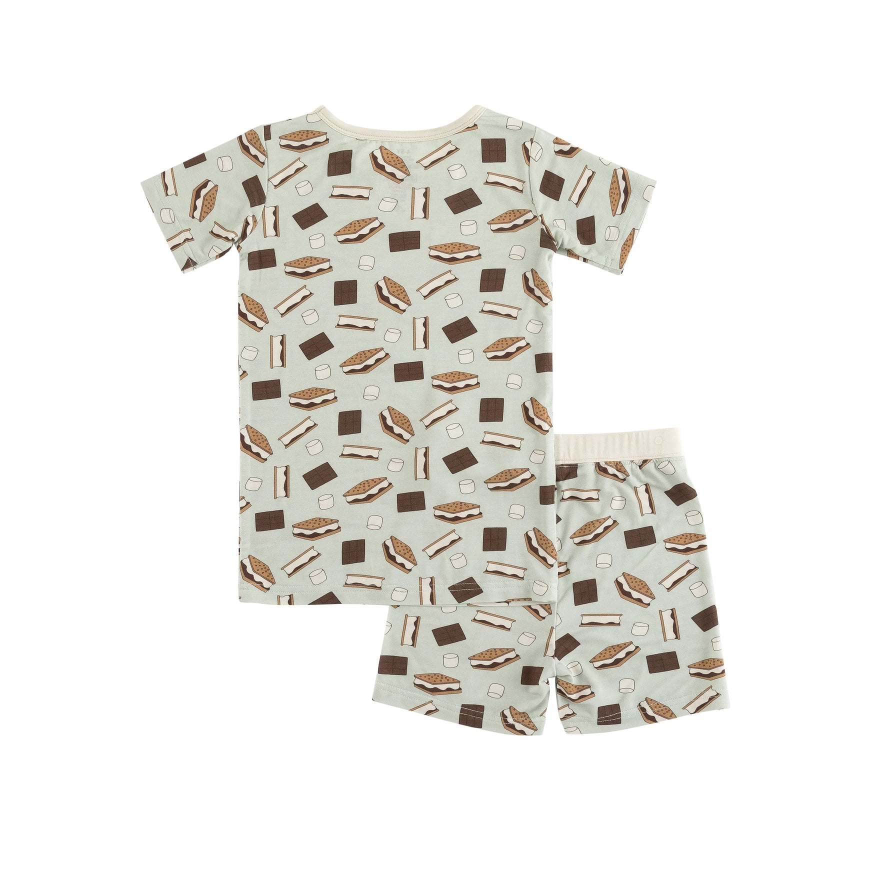 Dreamlet Smore To Love Short PJ Set Blue For Kids Cozy Sleepwear - Apparel & Accessories > Clothing > Baby & Toddler Clothing > Baby & Toddler Sleepwear Two Piece PJs