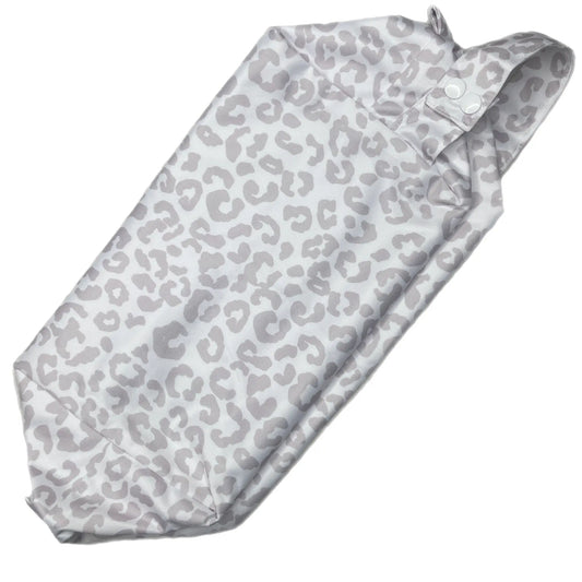 Snow Leopard Diaper Pod Water Resistant Double Lined Holds 8 to 10 Stuffed Diapers Texas Tushies Everetts Place: Online Boutique
