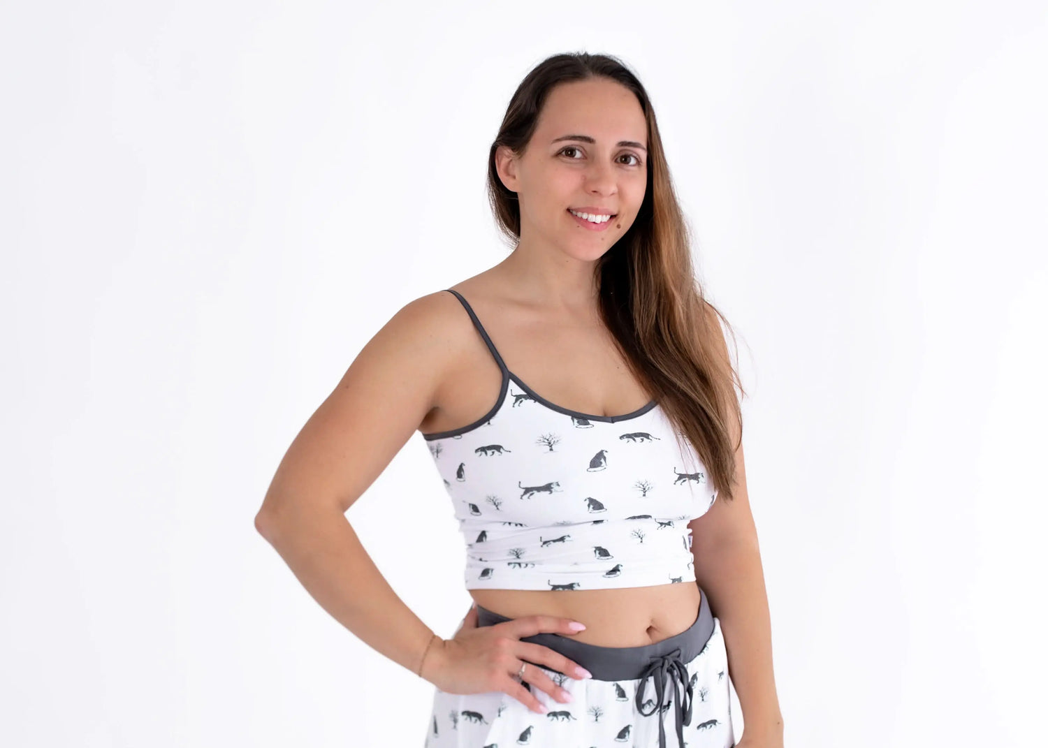 Bubble Baby Snow Leopard | Adult Camisole - 