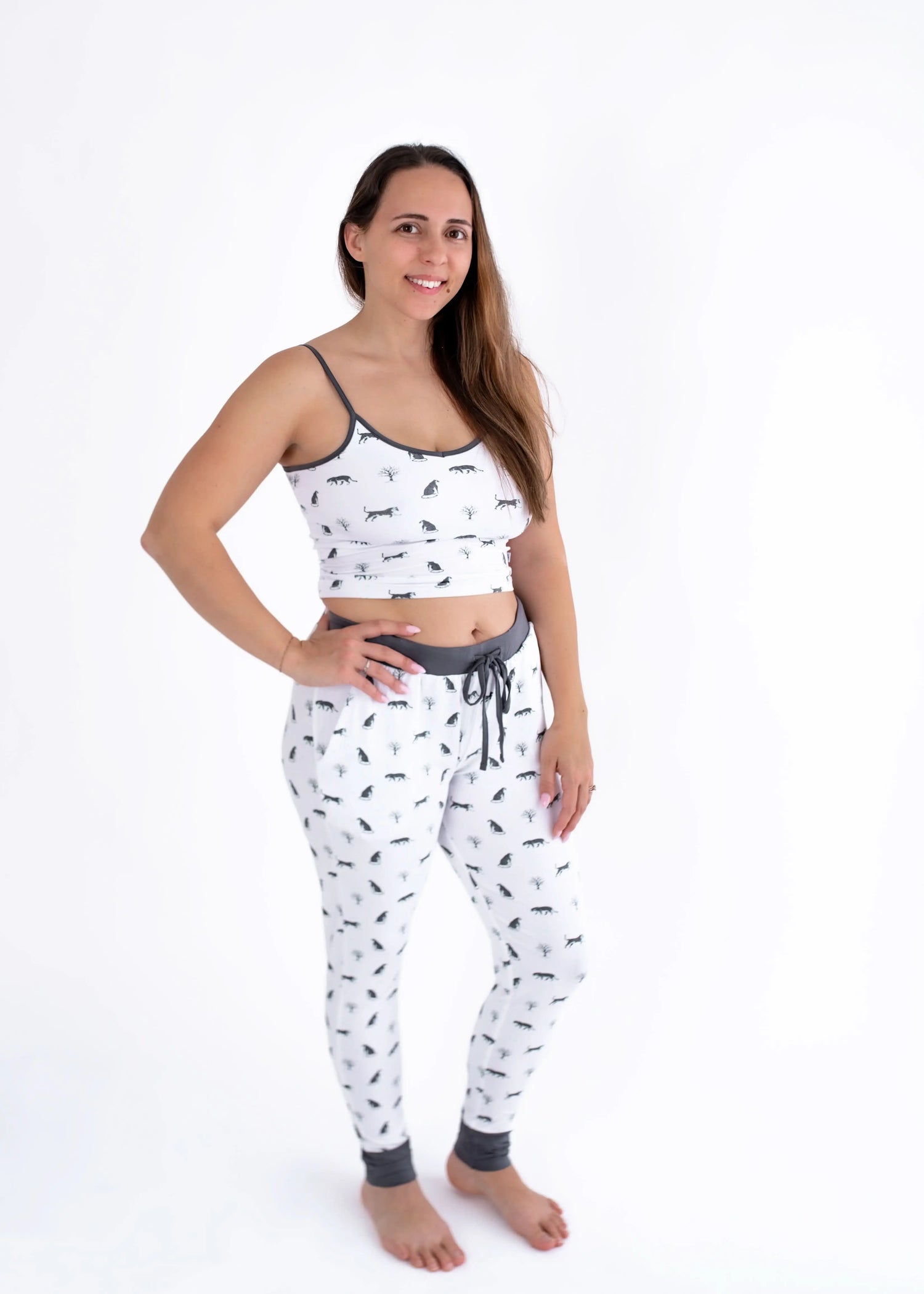 Bubble Baby Snow Leopard | Adult Camisole - 
