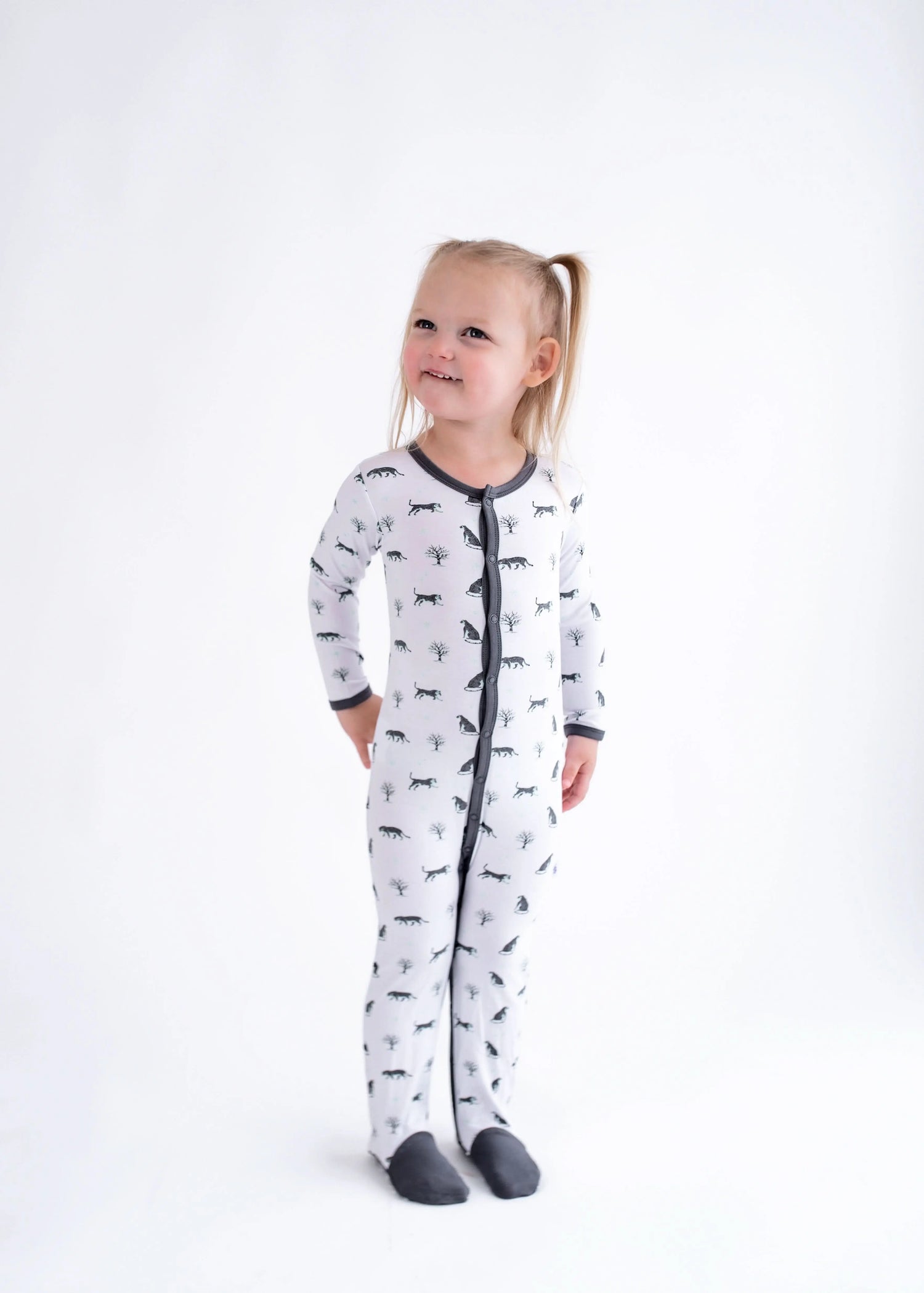Bubble Baby Snow Leopard | Snap Footie - 