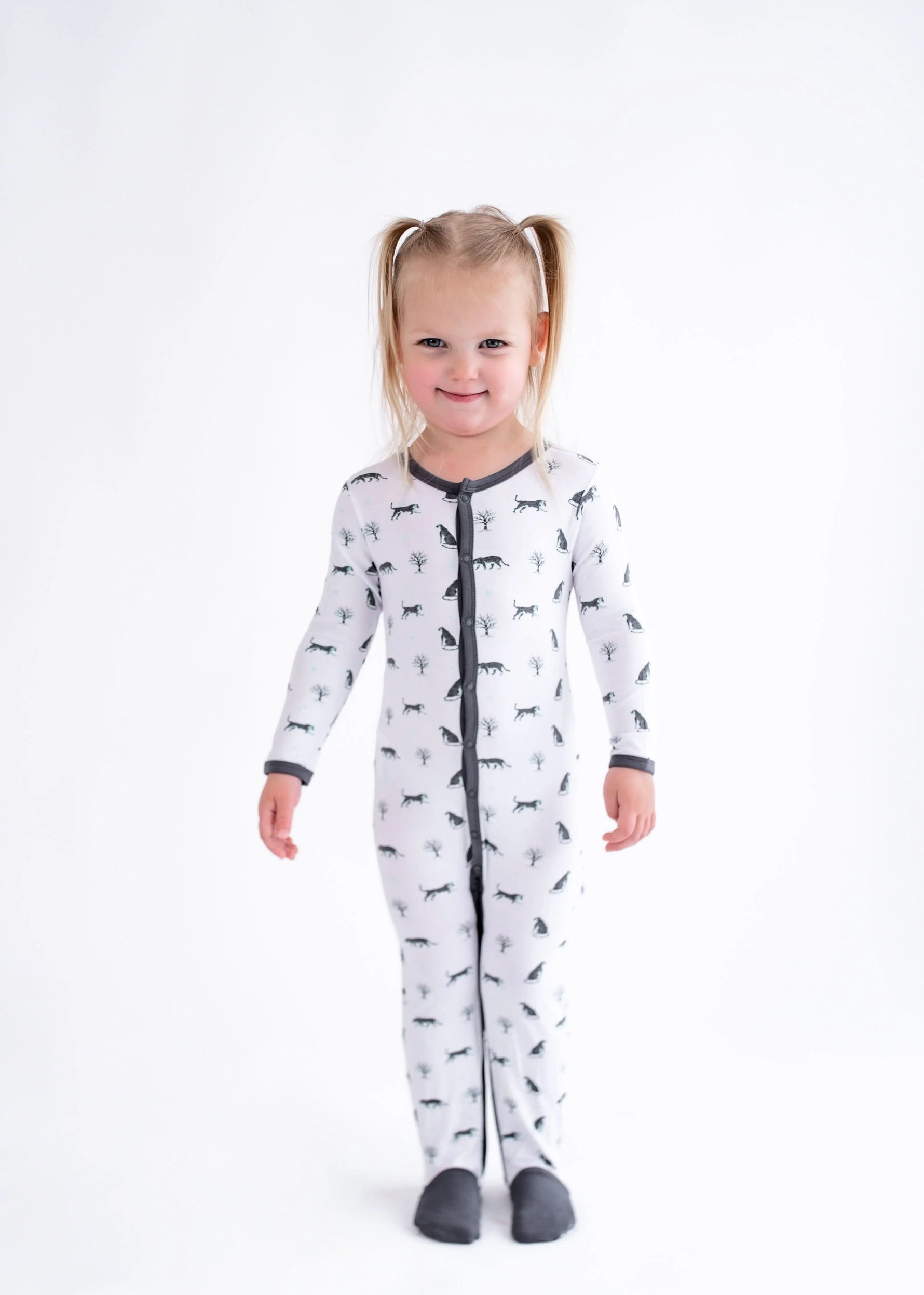 Bubble Baby Snow Leopard | Snap Footie - 