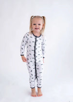 Snow Leopard | Snap Romper - Child, Baby & Toddler Clothing, Overall, Toddler, Nightwear | Everetts Place