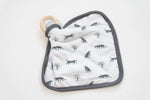 Bubble Baby Snow Leopard | Sprig Quilted Lovey - 