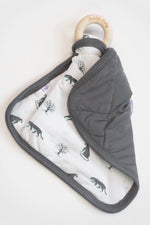 Bubble Baby Snow Leopard | Sprig Quilted Lovey - 