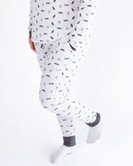 Snow Leopard | Tall Adult Joggers - White, Pajamas, Active Pants, Nightwear, Tights | Everetts Place