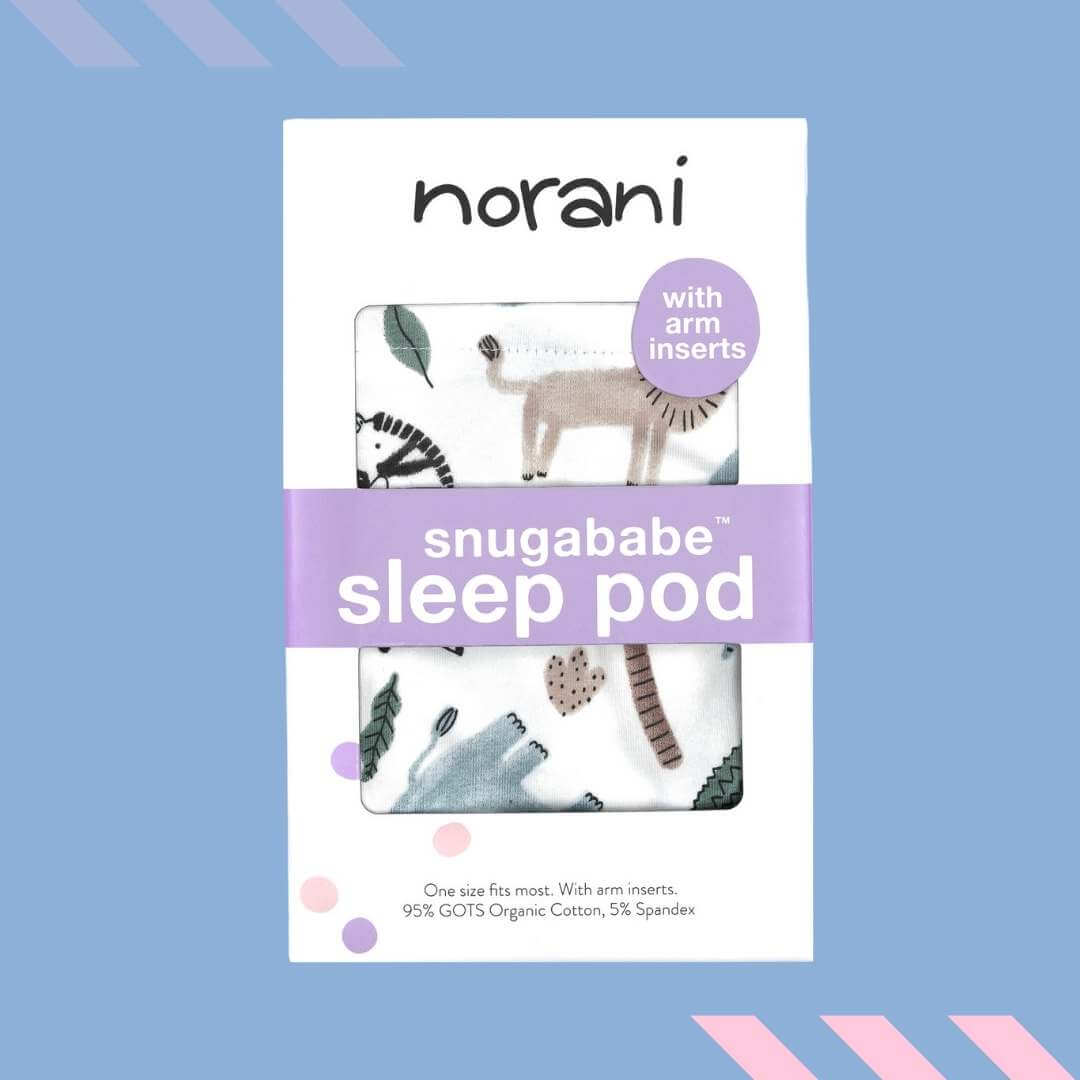 Snugababe Safari Sleep Pod Swaddle For Baby Sleep Ease Norani Baby Everetts Place: Online Boutique