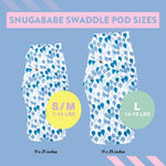 Snugababe Swaddle Sleep Pod Blue Balloons Norani Baby Norani Baby Everetts Place: Online Boutique
