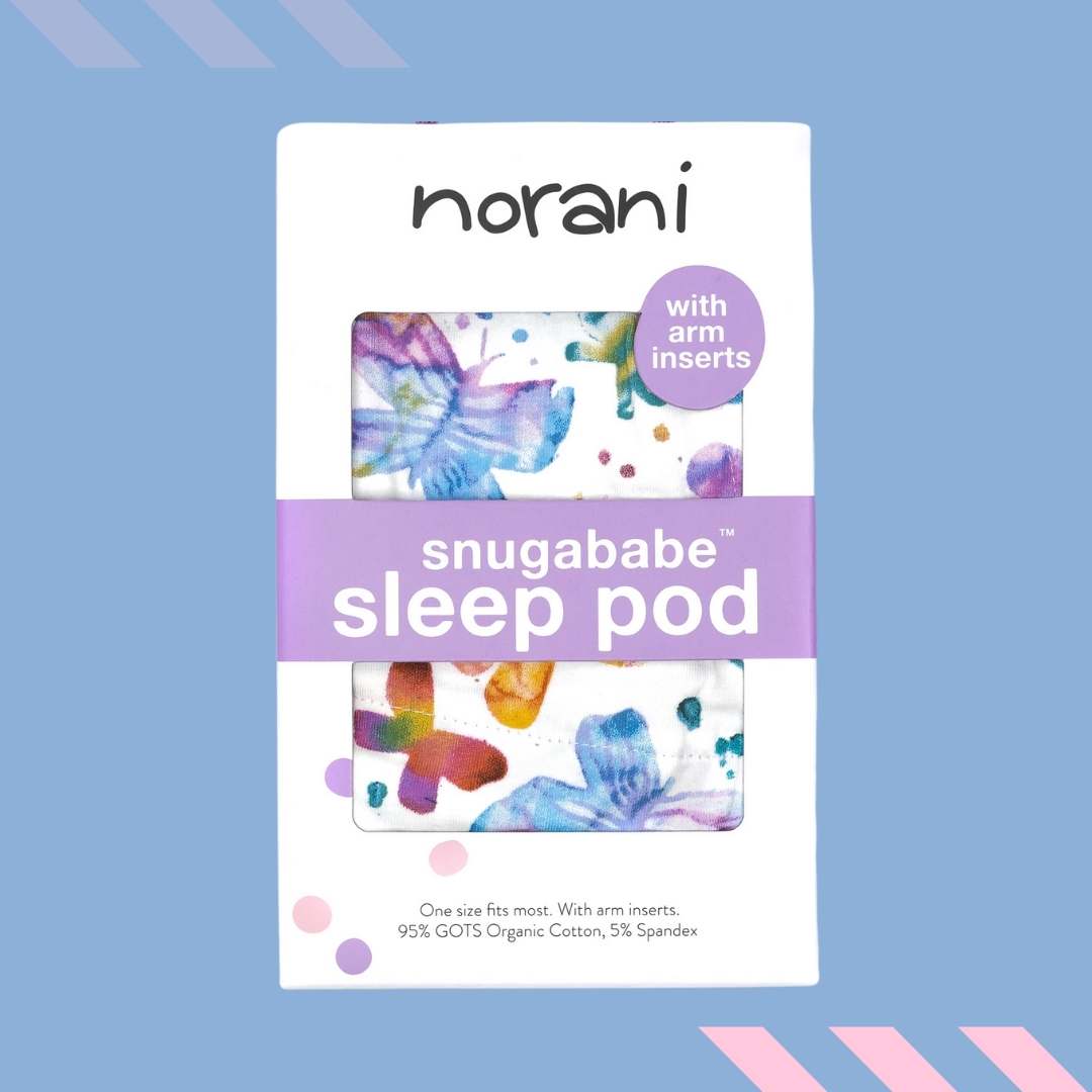 Snugababe Swaddle Sleep Pod Butterflies Norani Baby Norani Baby Everetts Place: Online Boutique
