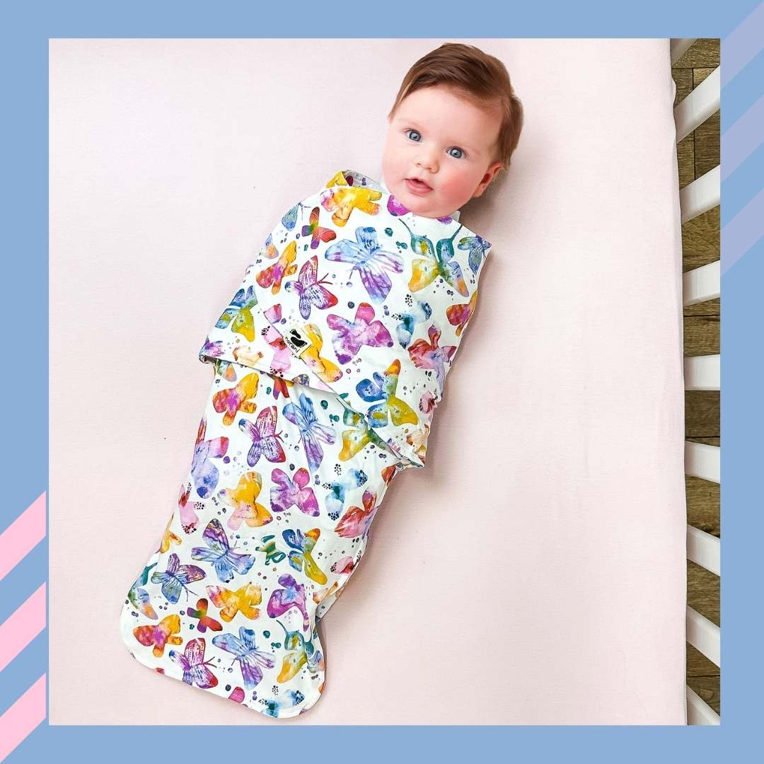 Snugababe Swaddle Sleep Pod Butterflies Norani Baby Norani Baby Everetts Place: Online Boutique