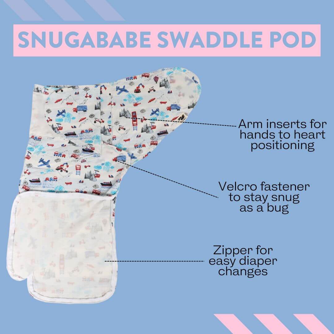 Snugababe Swaddle Sleep Pod For Travel Baby Comfort Sleep Norani Baby Everetts Place: Online Boutique