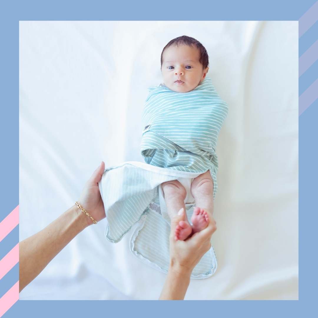 Snugababe Swaddle Sleep Pod Green Stripes For Babies Norani Baby Everetts Place: Online Boutique