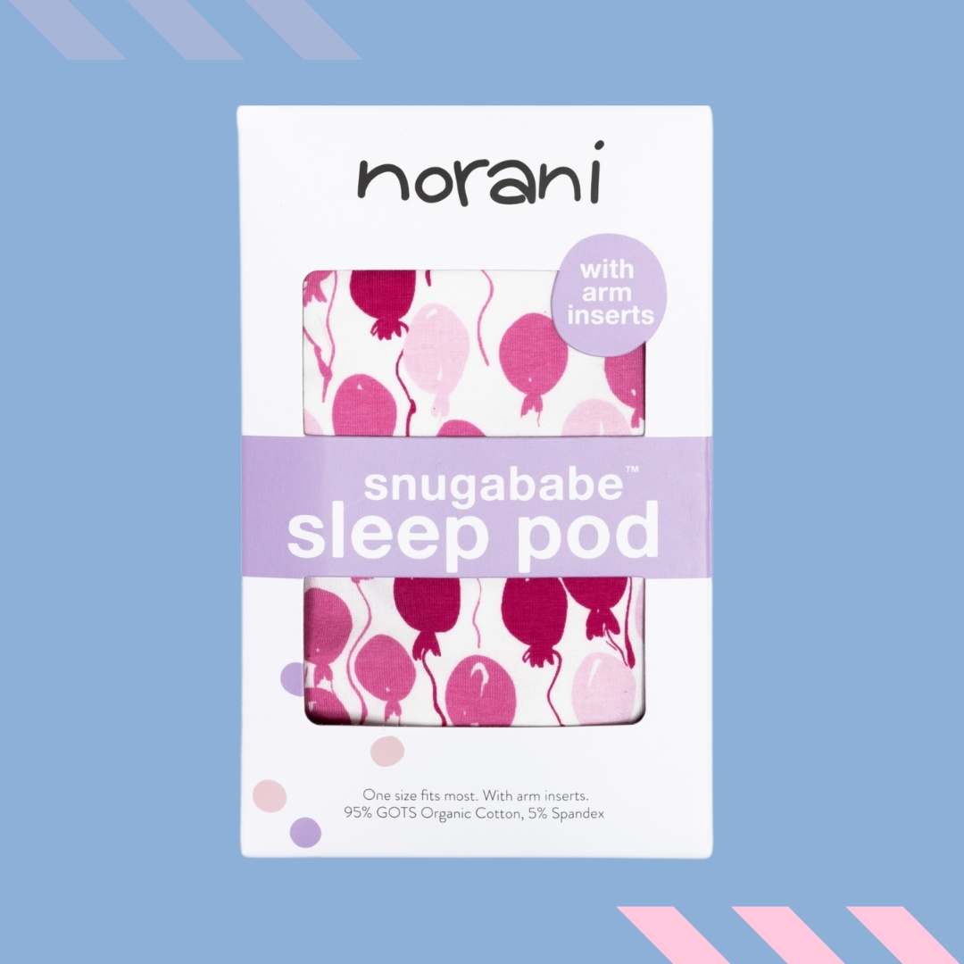 Snugababe Swaddle Sleep Pod Pink Balloons Baby Wrap Norani Baby Everetts Place: Online Boutique