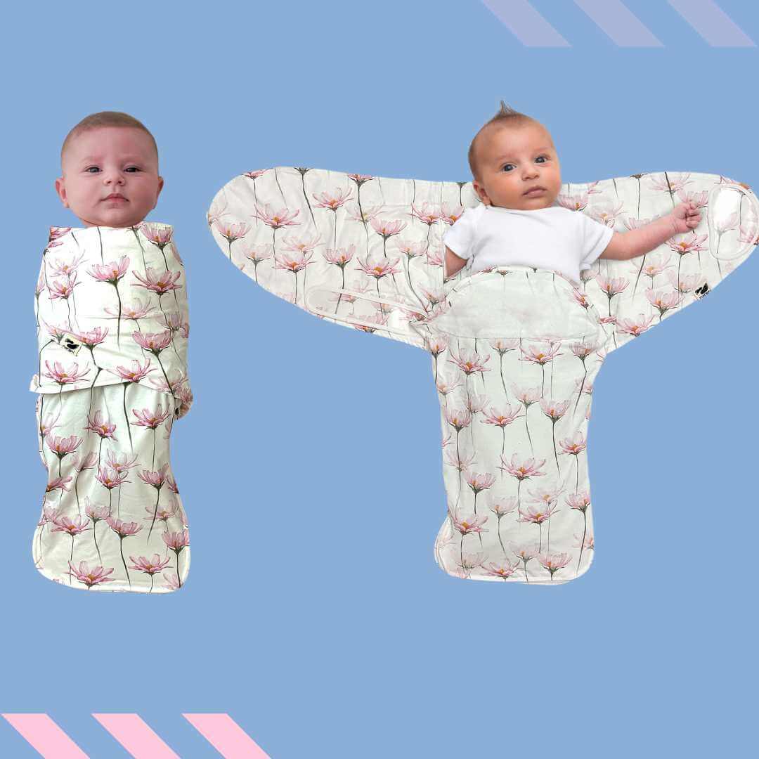 Snugababe Swaddle Sleep Pod Pink Petals Norani Baby Norani Baby Everetts Place: Online Boutique
