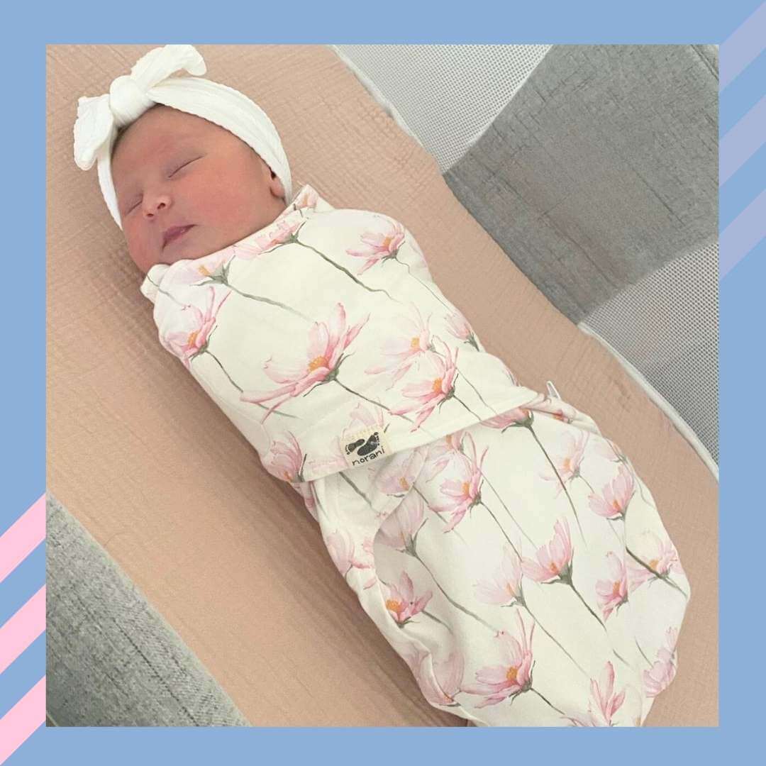 Snugababe Swaddle Sleep Pod Pink Petals Norani Baby Norani Baby Everetts Place: Online Boutique