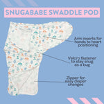Snugababe Swaddle Sleep Pod Robots Norani Baby Brand Norani Baby Everetts Place: Online Boutique