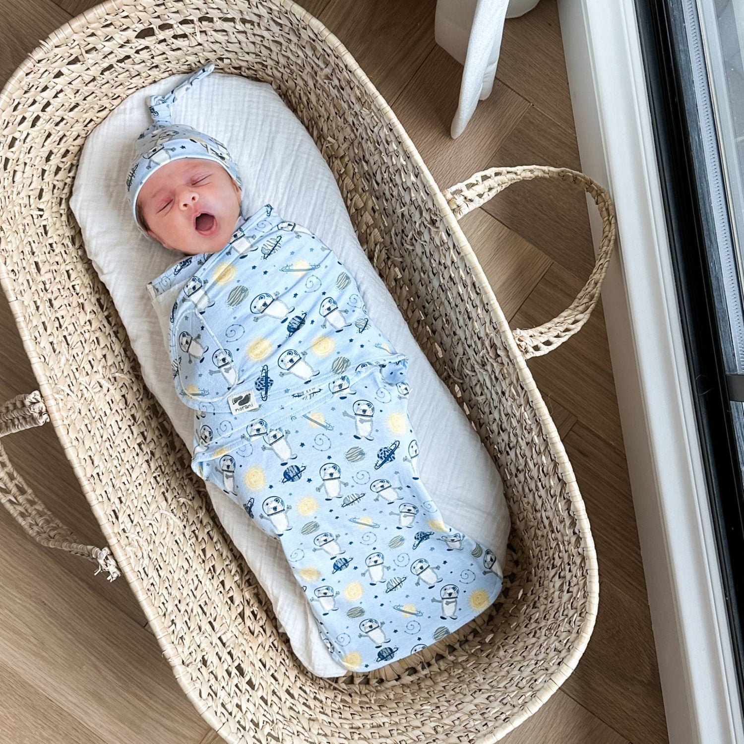 Snugababe Swaddle Sleep Pod Space Bears Nighttime Cozy Norani Baby Everetts Place: Online Boutique