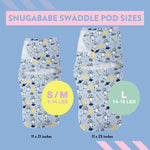 Snugababe Swaddle Sleep Pod Space Bears Nighttime Cozy Norani Baby Everetts Place: Online Boutique