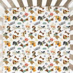 Snuggle Buddies Fitted Crib Sheet Honey Lemonade 