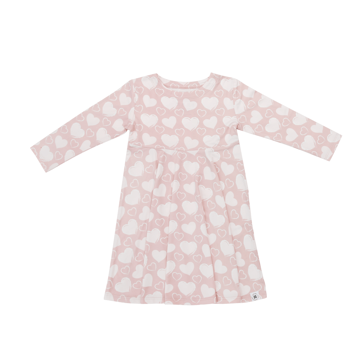 Sweet Bamboo So Much Love - Swirly Girls Dress - Knee Length Cap Sleeves - Everetts Place Boutique - 