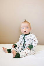 Little Joy Co. Soft And Comfortable Bamboo Zippy Romper North Pole Pals - Everetts Place Boutique - 