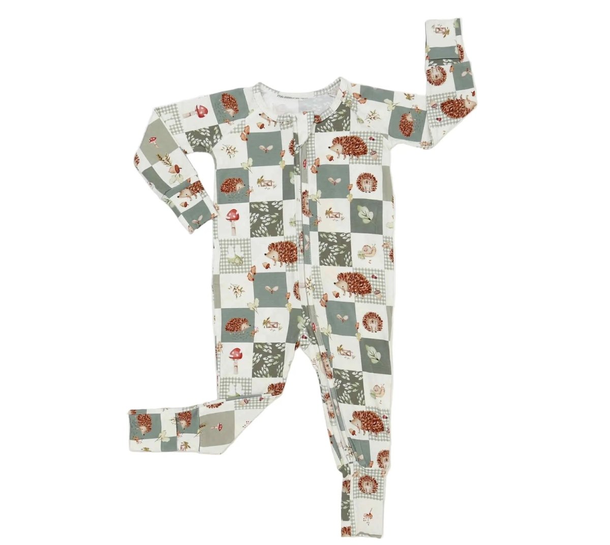 Little Joy Co. Soft Bamboo Zippy Pajamas for Kids by Harvest Hedgehogs - Everetts Place Boutique - 