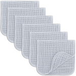 Soft Muslin Burp Cloths Slate Unisex Baby Gift By Comfy Cubs Comfy Cubs Everetts Place: Online Boutique 19.99