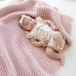 Soft Saranoni Waffle Knit Receiving Blankets For Babies Saranoni Everetts Place Boutique