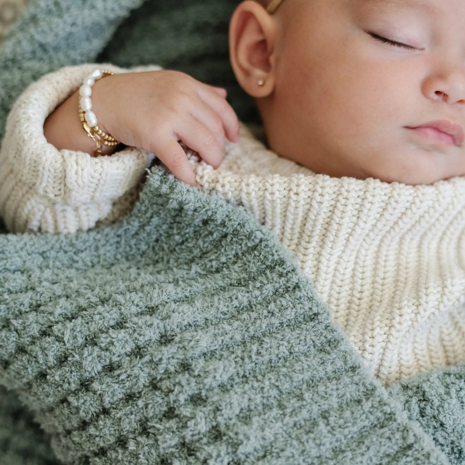 Soft Saranoni Waffle Knit Receiving Blankets For Babies Saranoni Everetts Place Boutique