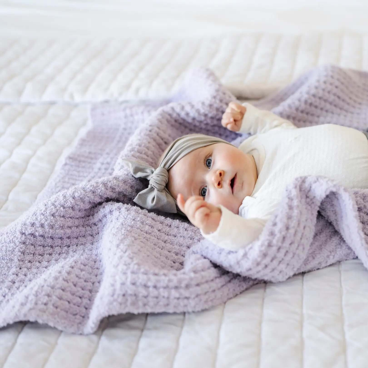 Saranoni Soft Saranoni Waffle Knit Receiving Blankets For Babies - Everetts Place Boutique - 