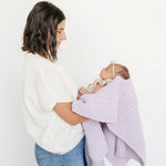 Soft Saranoni Waffle Knit Receiving Blankets For Babies Saranoni Everetts Place Boutique