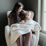 Soft Saranoni Waffle Knit Receiving Blankets For Babies Saranoni Everetts Place Boutique