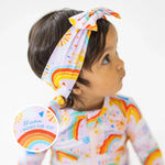 Raising Mama The SoftKnot Bow | Here Comes the Sunshine (Pink) - 