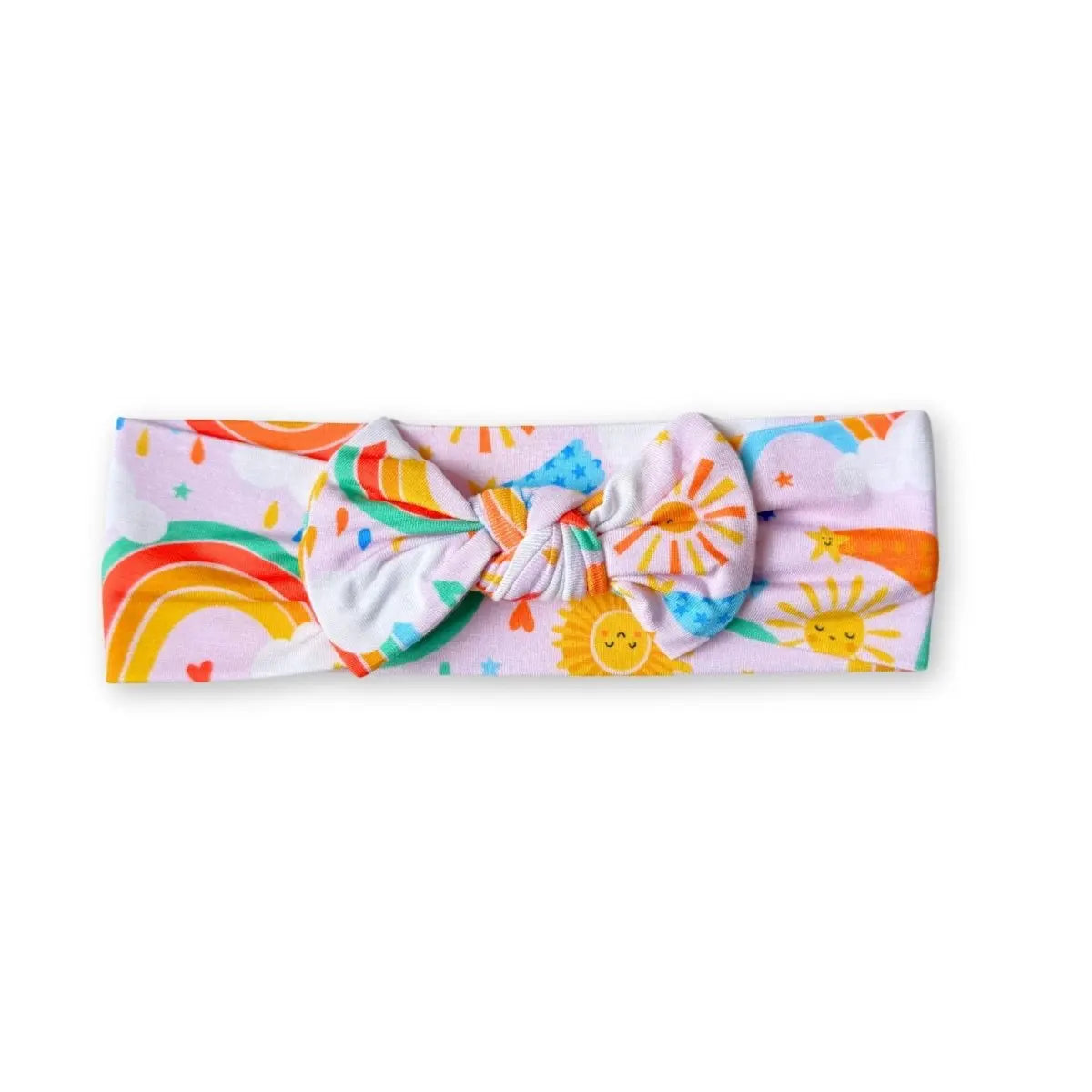 Raising Mama The SoftKnot Bow | Here Comes the Sunshine (Pink) - 