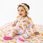 Raising Mama The SoftKnot Bow | Here Comes the Sunshine (Pink) - 