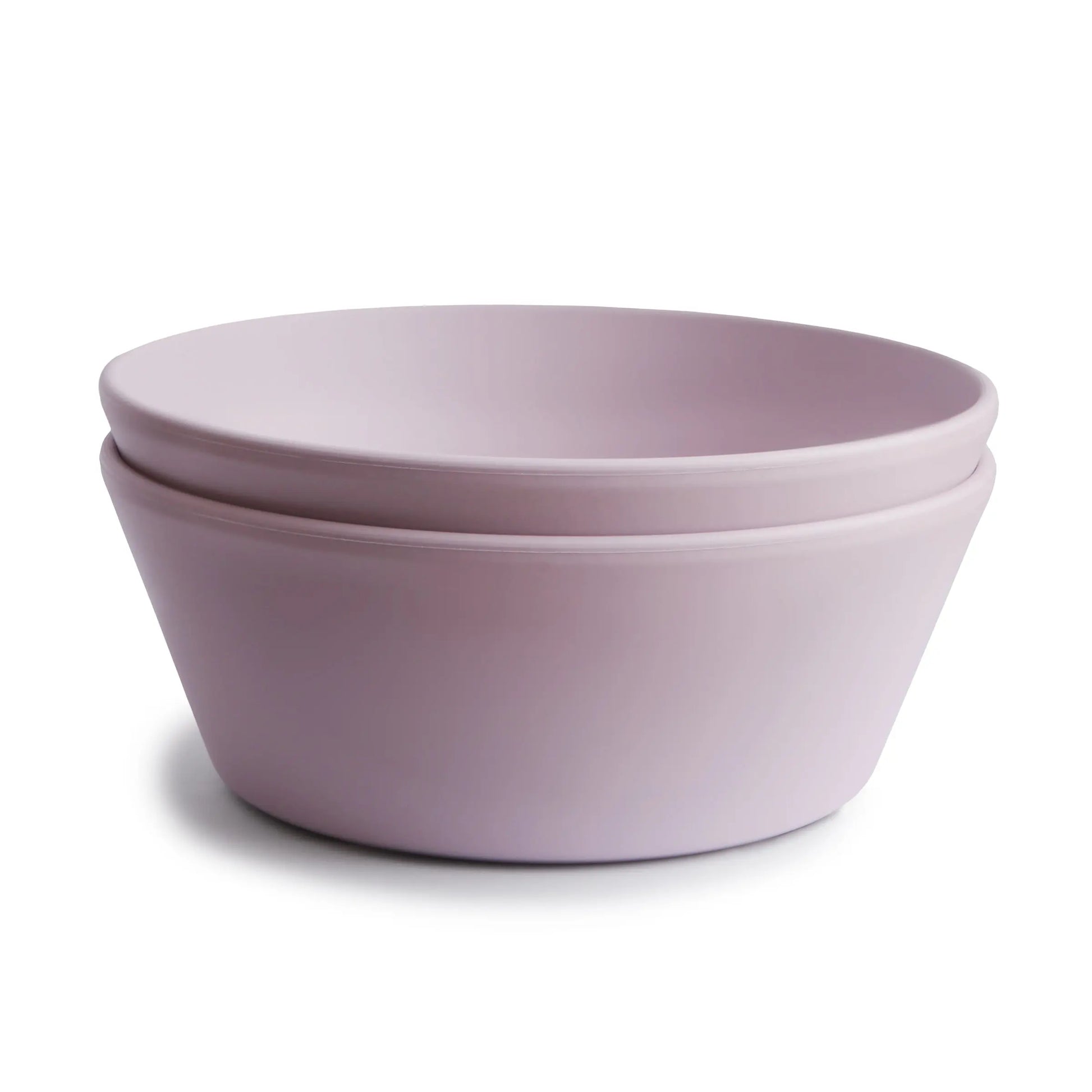 Round Dinnerware Bowl Set BPA Free Plastic Dishwasher Safe Microwave Safe Mushie